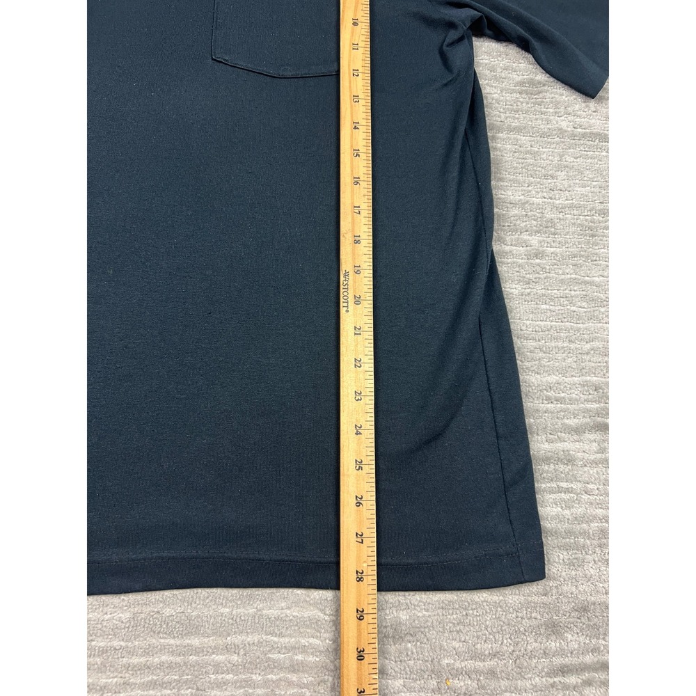 Hartwell Polo Shirt Mens XXL Black Ocean City-Wright Fire Dist Vintage Made USA - Picture 3 of 10